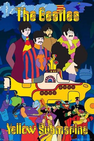Beatles - Yellow Submarine , Group – Curmudgeon Music & Posters