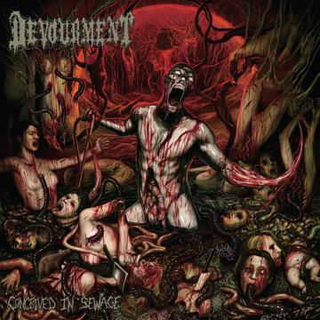 Devourment - Conceived in Sewage (Tri- Color Splatter Vinyl)