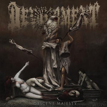 Devourment – Obscene Majesty (Tri-Colour Merge with Splatter Vinyl)