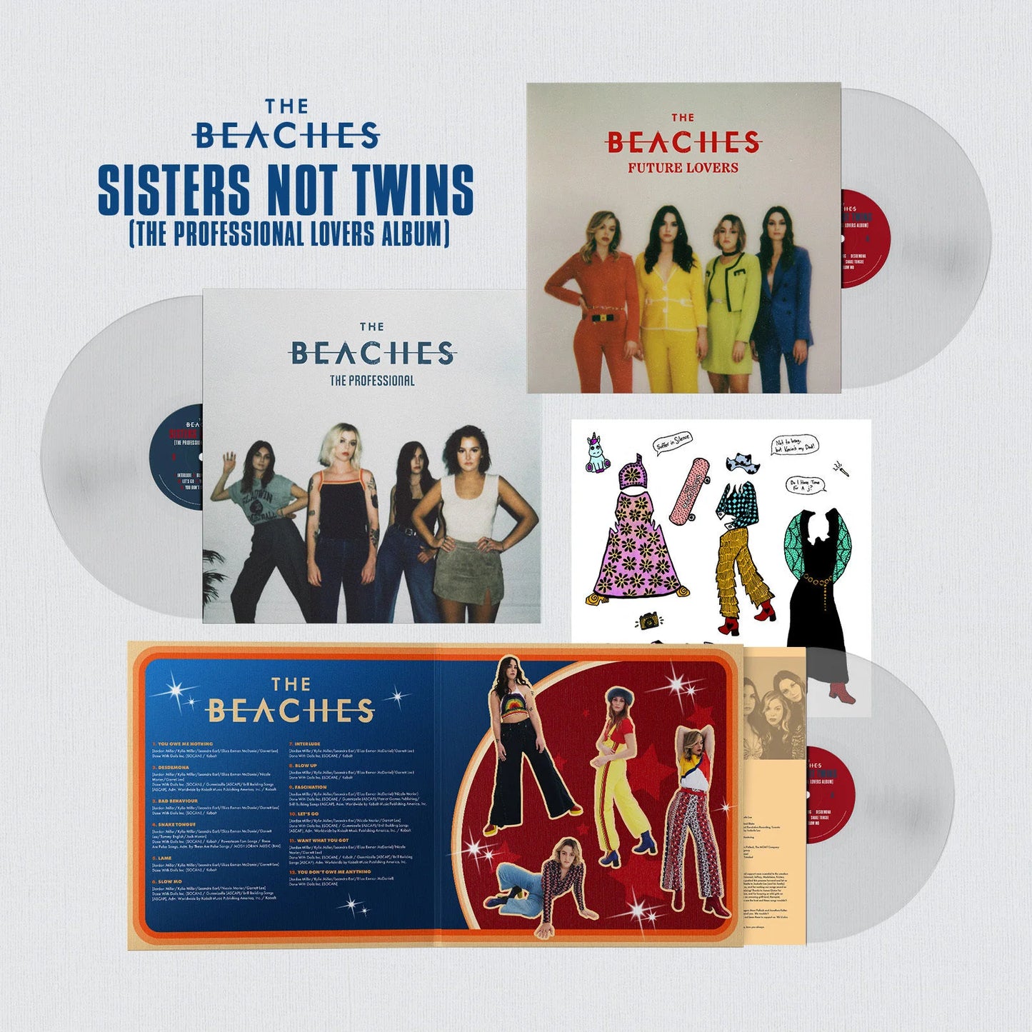 The Beaches – Sisters Not Twins (The Professional Lovers Album)